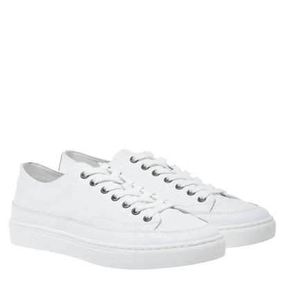 White leather sneaker