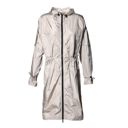 Trench-coat crème en nylon