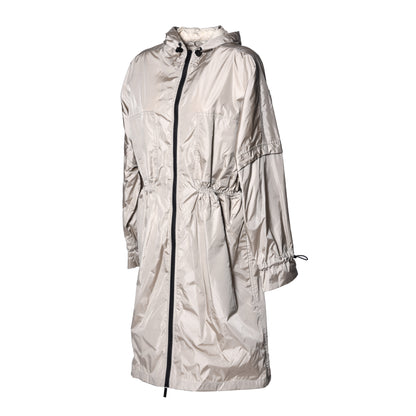 Trench-coat crème en nylon