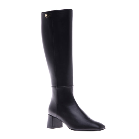 Bottes en cuir noir