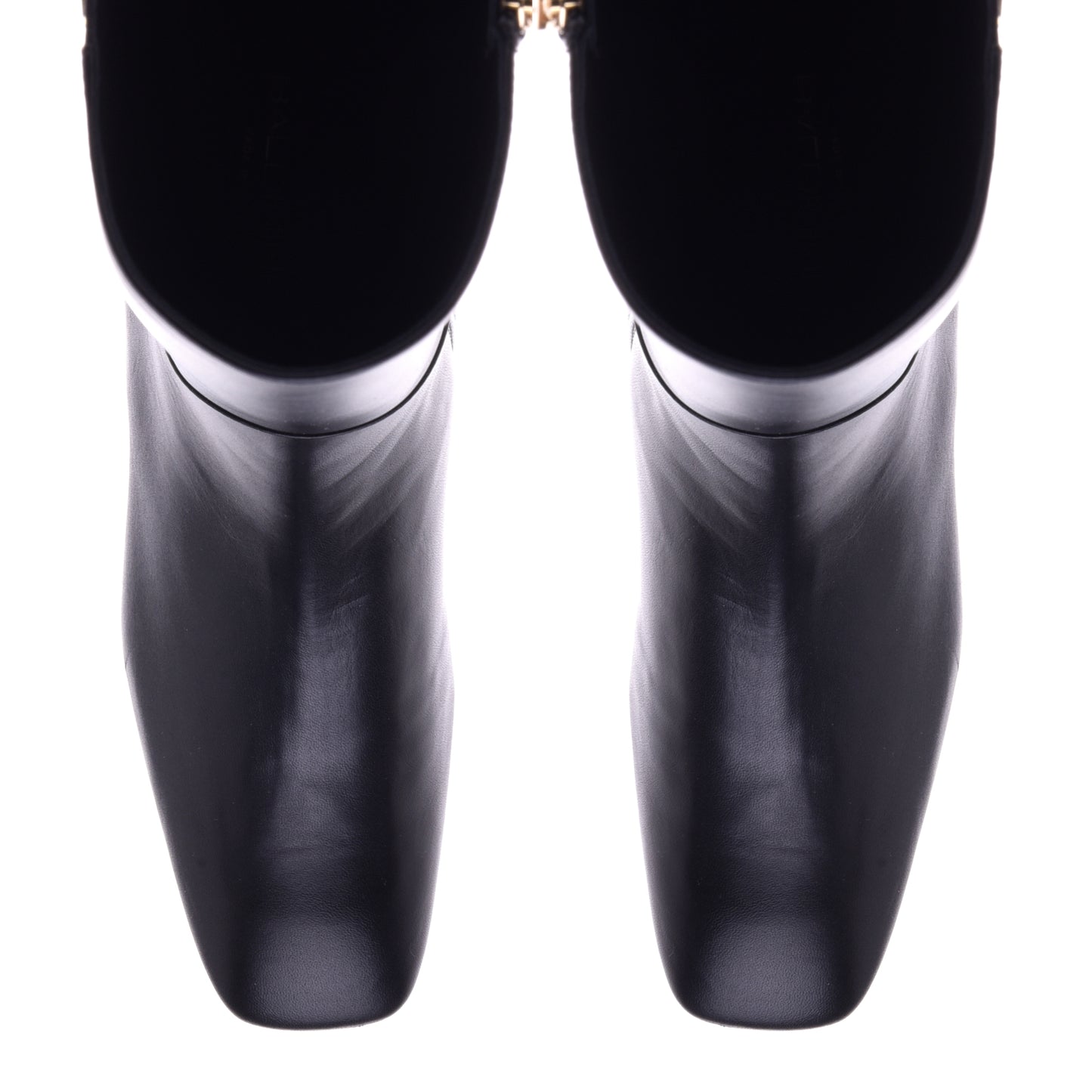 Bottes en cuir noir