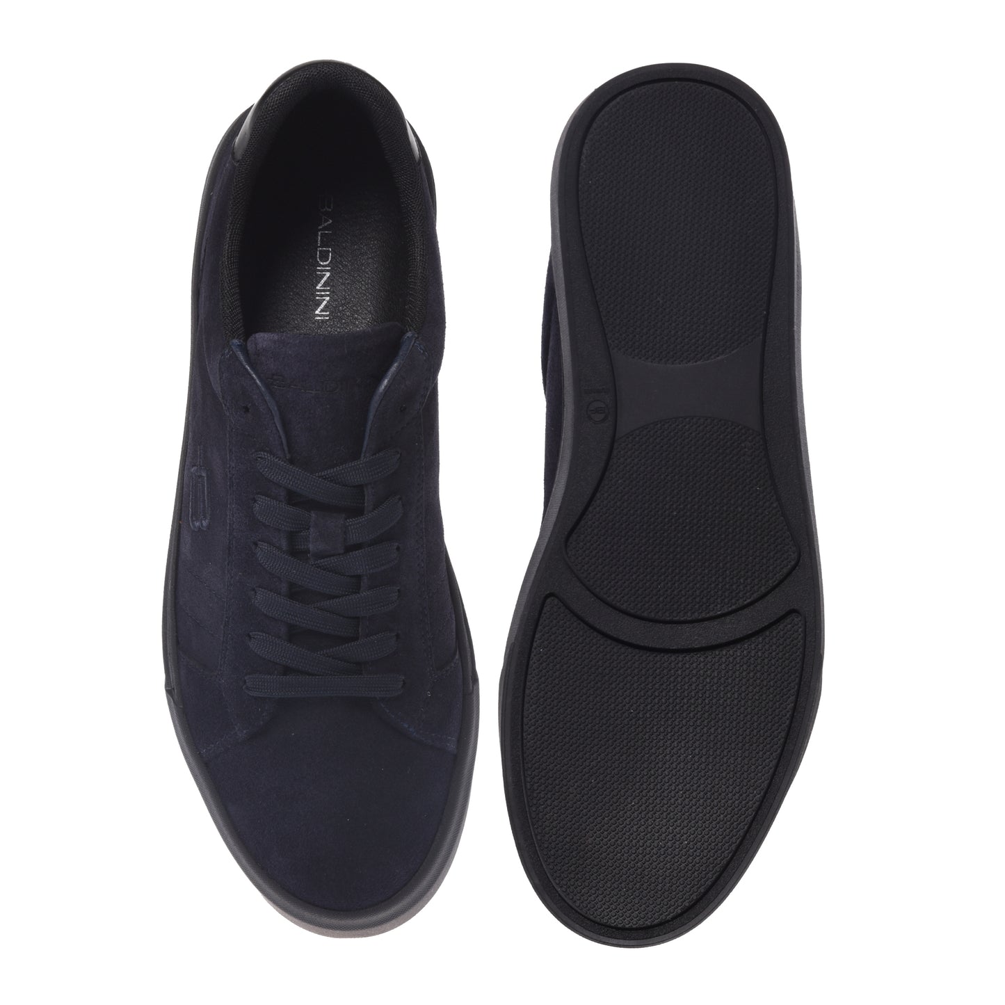 Baskets en daim bleu foncé