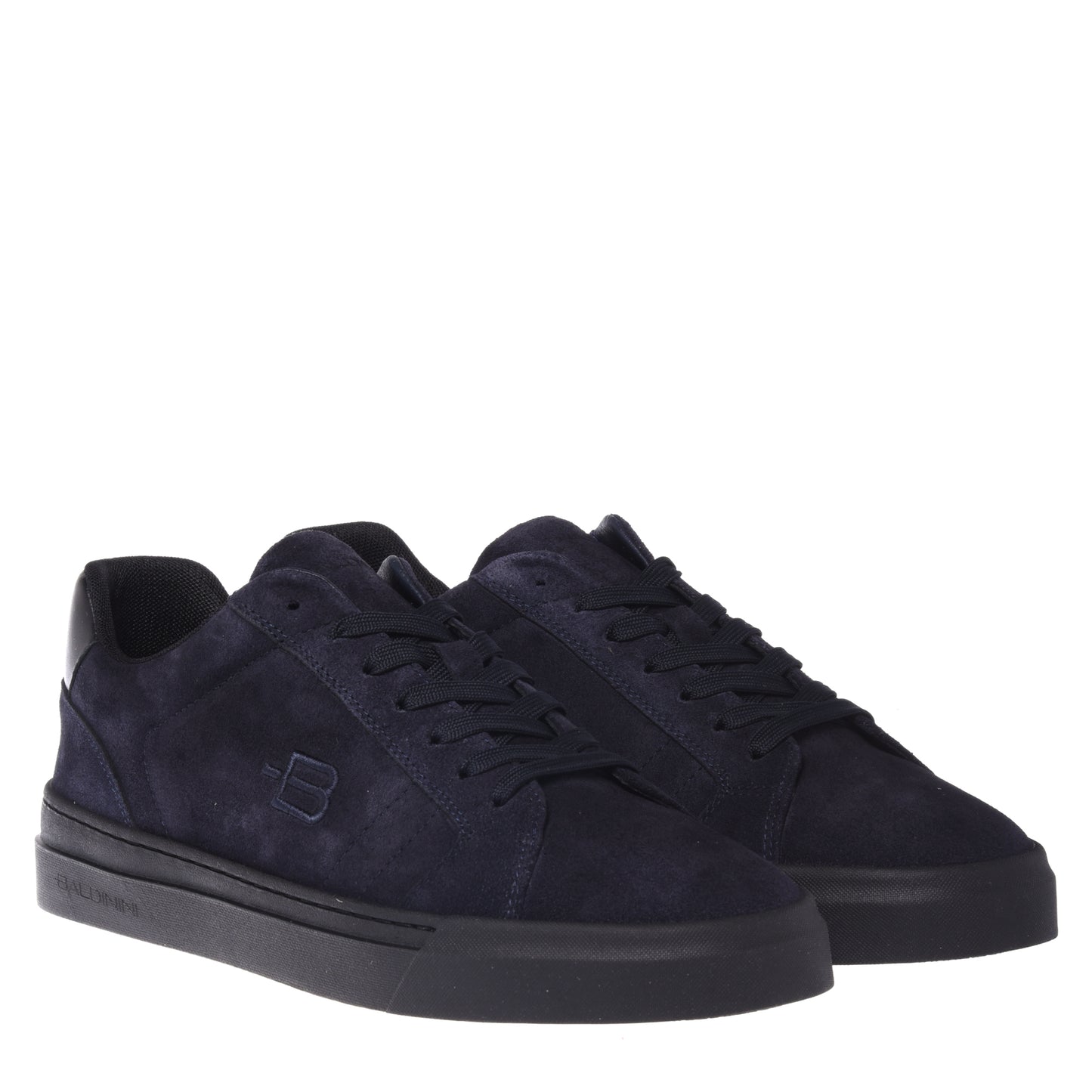 Baskets en daim bleu foncé