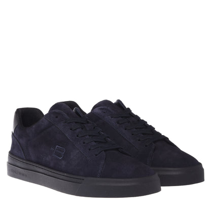 Baskets en daim bleu foncé