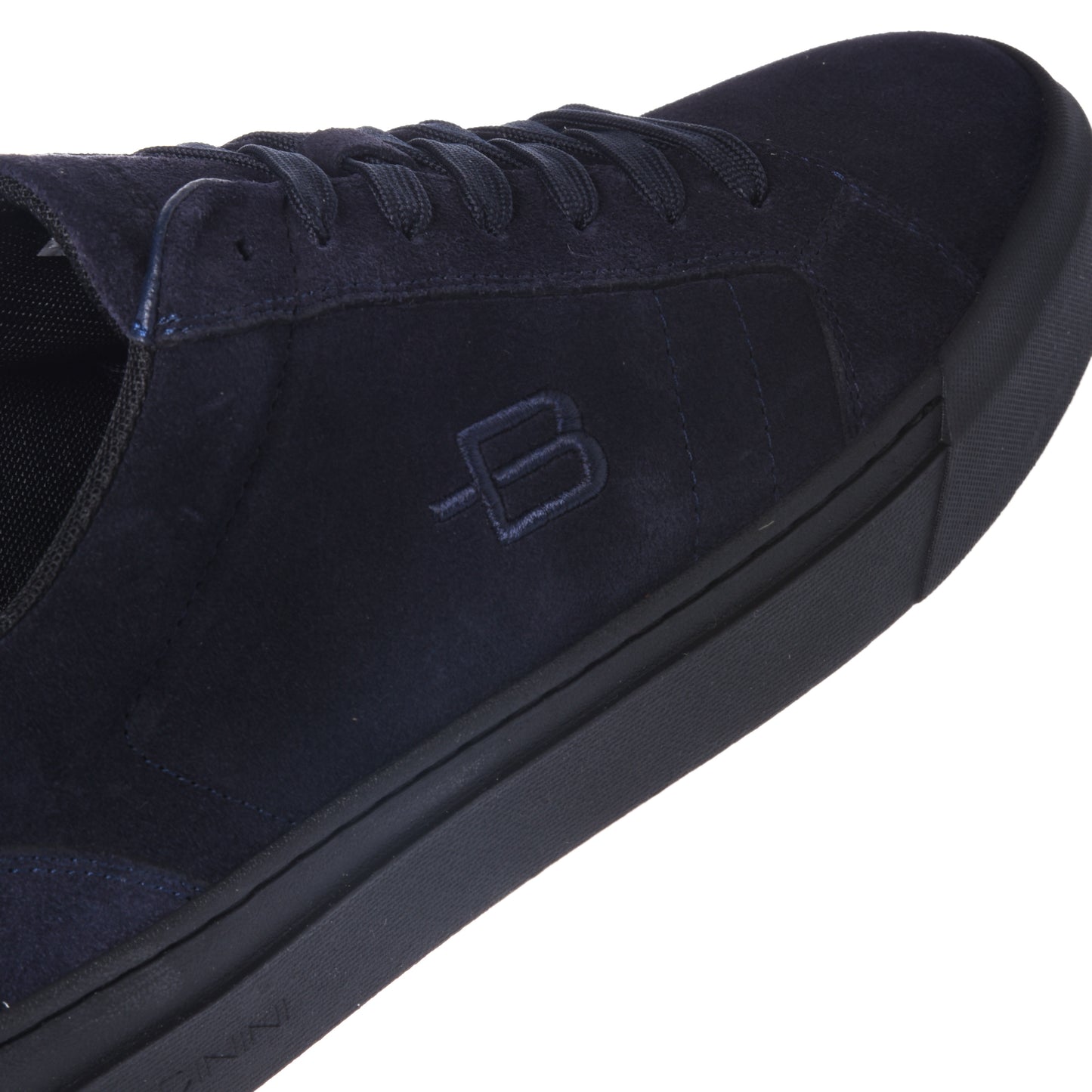 Baskets en daim bleu foncé